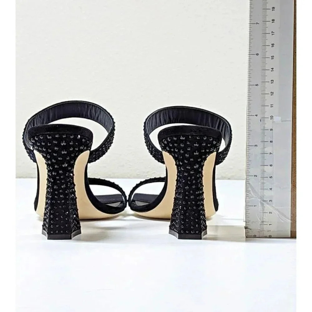 Giuseppe Zanotti Women's Vanilla Crystal Embellished Sandals Size 38 (MSRP $850) - Picture 8 of 12